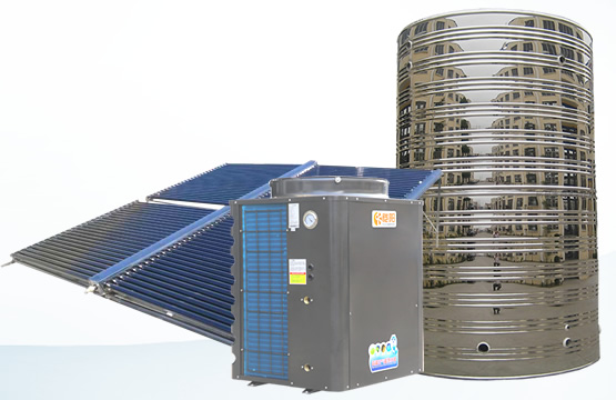 太阳能+空气能（太空能）热水工程系统