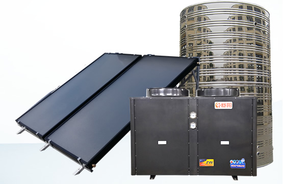 太阳能+空气能（太空能）热水工程系统