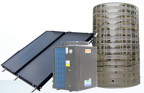 太阳能+空气能热水工程系统