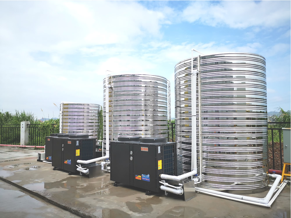 深圳市第20高级中学建设工地员工宿舍空气能热水工程