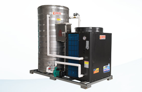 大型商用空气能热泵热水工程系统